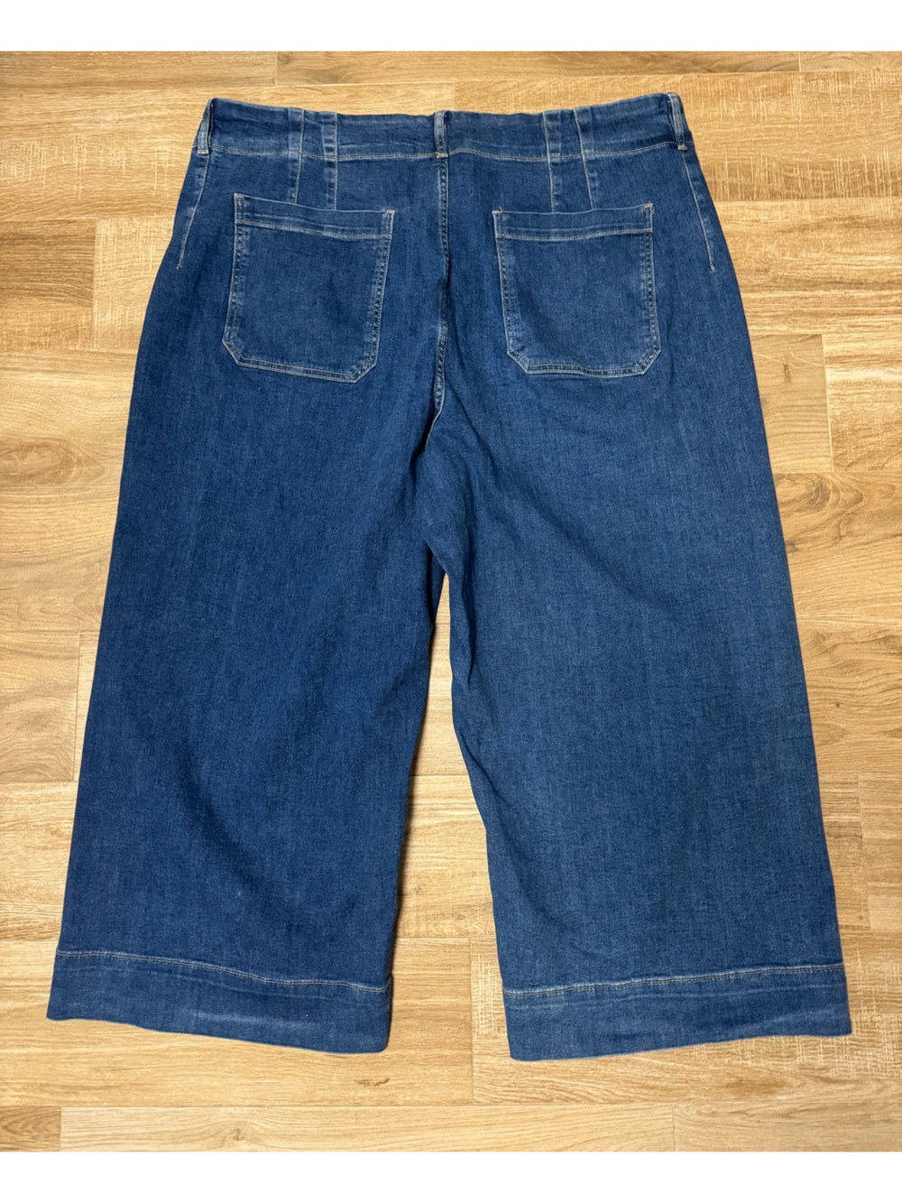 Maeve Colette High-Rise Wide-Leg Cropped Jeans Anthropologie $138 Size 22W NWOT - Picture 7 of 8